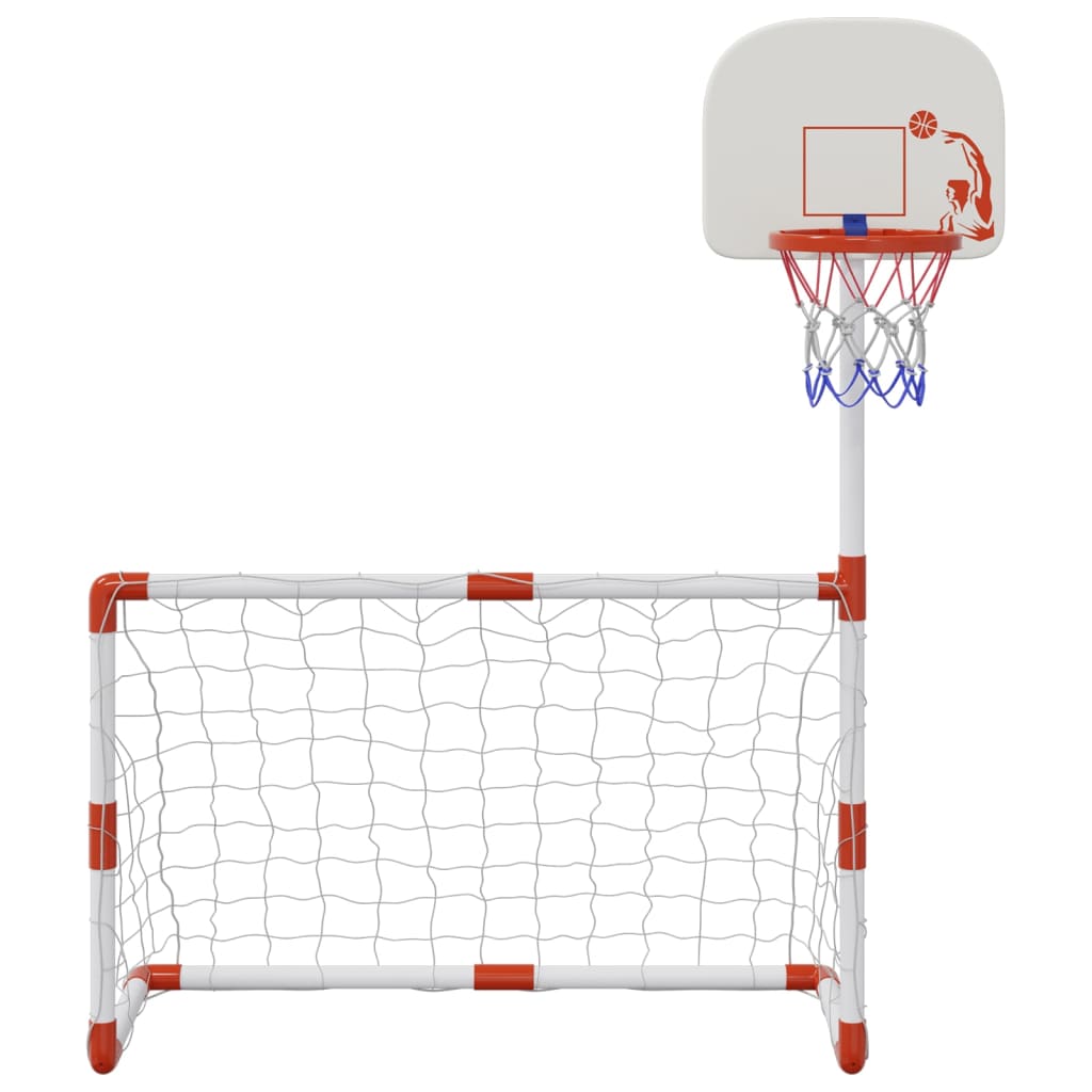 Fußball- Und Basketball-Set Für Kinder Mit Bällen 98X50X70 Cm