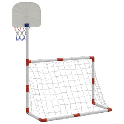 Fußball- Und Basketball-Set Für Kinder Mit Bällen 98X50X70 Cm