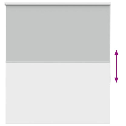 Verdunkelungsrollo 120X130Cm Stoffbreite 116,6Cm Hellgrau