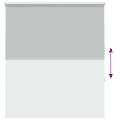 Verdunkelungsrollo 135X130Cm Stoffbreite 131,6Cm Hellgrau