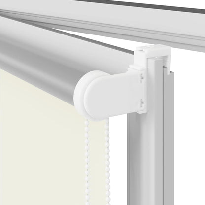 Verdunkelungsrollo Cremeweiß 140X150Cm Stoffbreite 136,6Cm Gebrochen Weiß