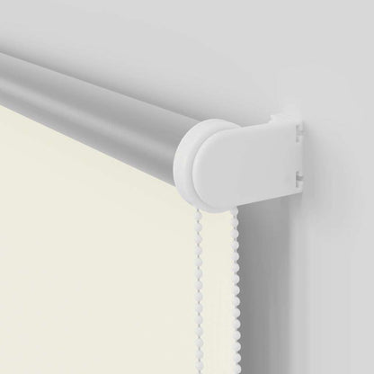 Verdunkelungsrollo Cremeweiß 140X175Cm Stoffbreite 136,6Cm Gebrochen Weiß