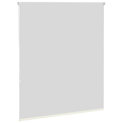 Verdunkelungsrollo Cremeweiß 140X175Cm Stoffbreite 136,6Cm Gebrochen Weiß