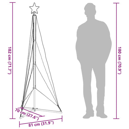 Led Weihnachtsbaum 363 Leds 182 Cm