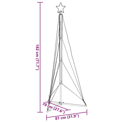 Led Weihnachtsbaum 363 Leds 182 Cm