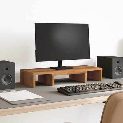 Monitorständer Verstellbar Sonoma-Eiche 80X24X10,5 Cm