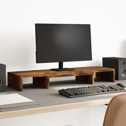 Monitorständer Verstellbar Sonoma-Eiche 80X24X10,5 Cm