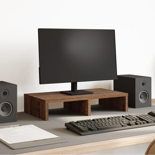 Monitorständer Eichen-Optik Holzwerkstoff