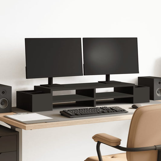 Monitorständer Mit Stauraum Holzwerkstoff