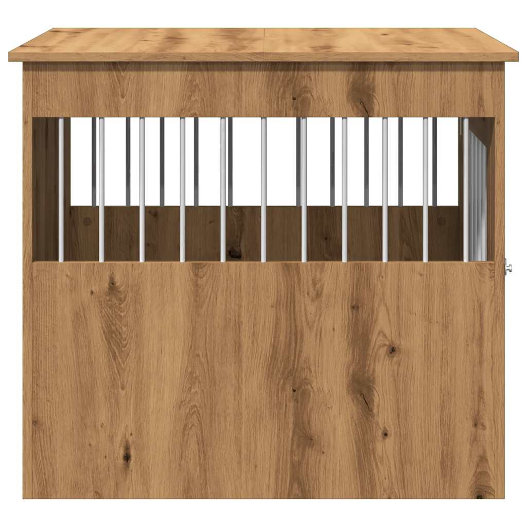 Hundekäfig Im Möbelstil Artisan-Eiche 64,5X80X71 Cm