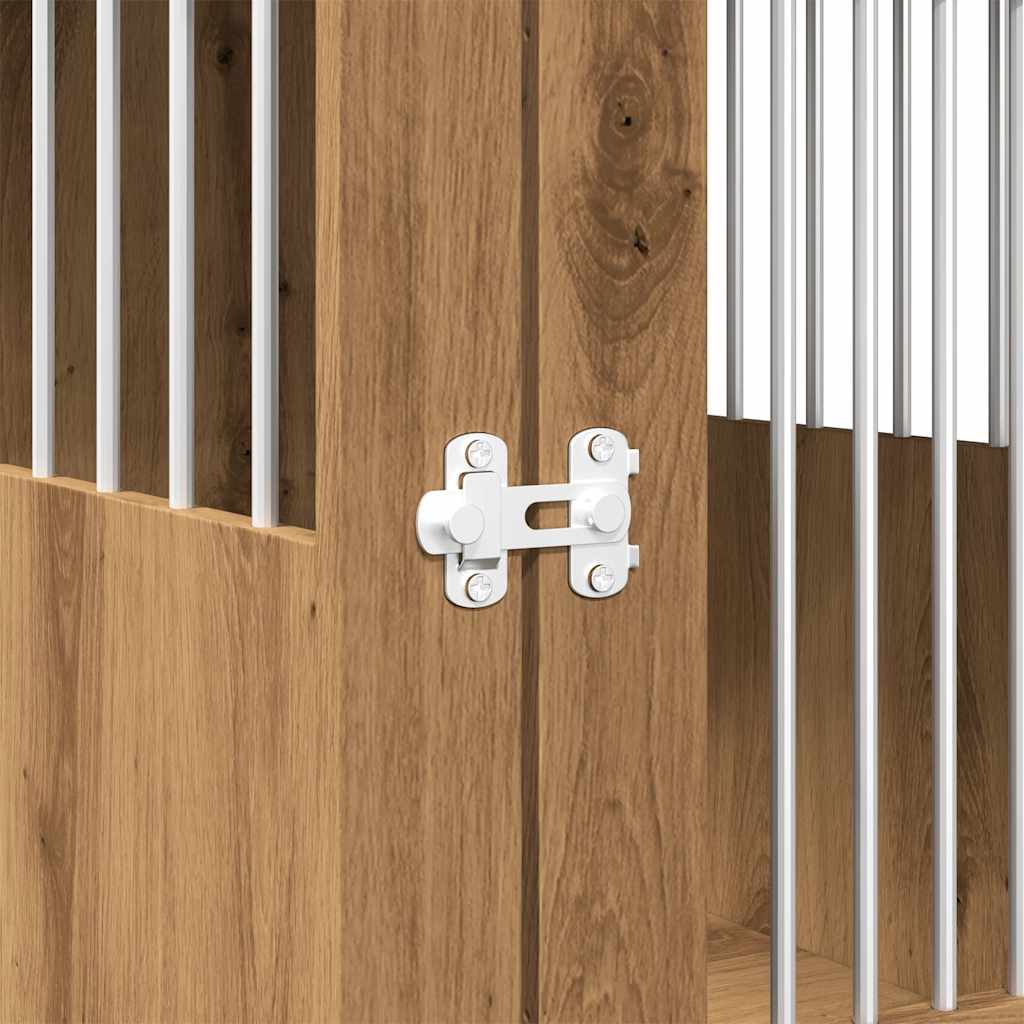 Hundekäfig Im Möbelstil Artisan-Eiche 64,5X80X71 Cm