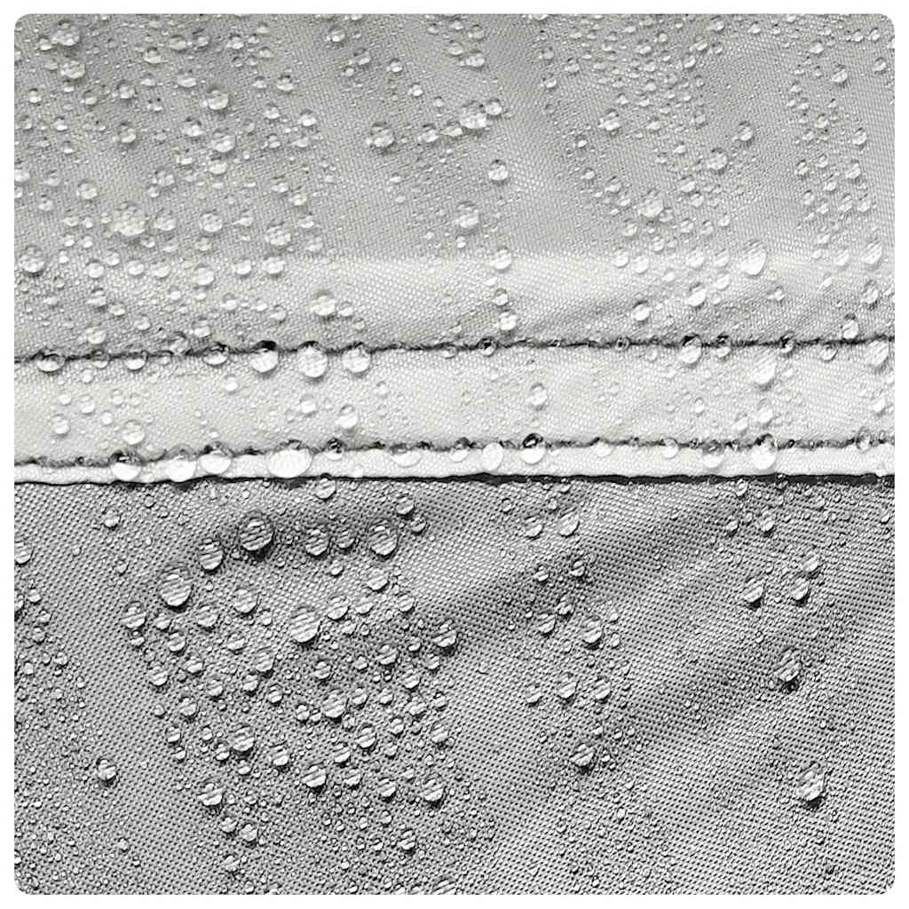 Poolzelt Mit Abnehmbarem Überzelt Netzwänden 690X690Cm Grau