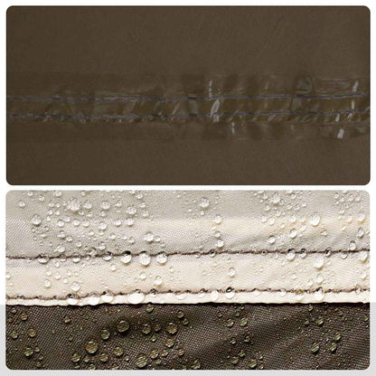 Angelzelt 3 Personen Wasserdicht Braun