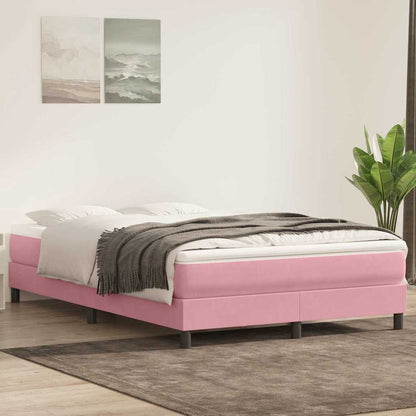 Boxspringbett Mit Matratze Samt Rosa
