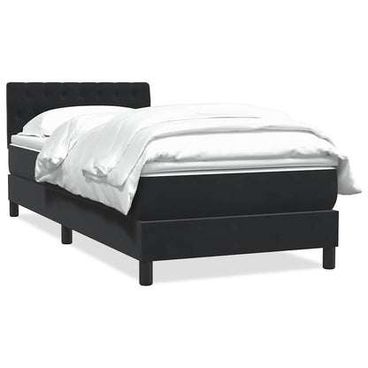 Boxspringbett Mit Matratze Samt Schwarz