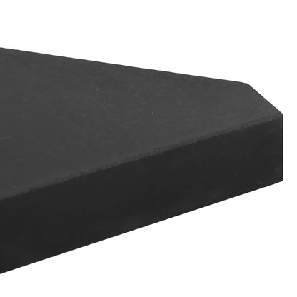 Schirm-Gewichtsplatten 4 Stk. Granit Dreieckig 14 Kg