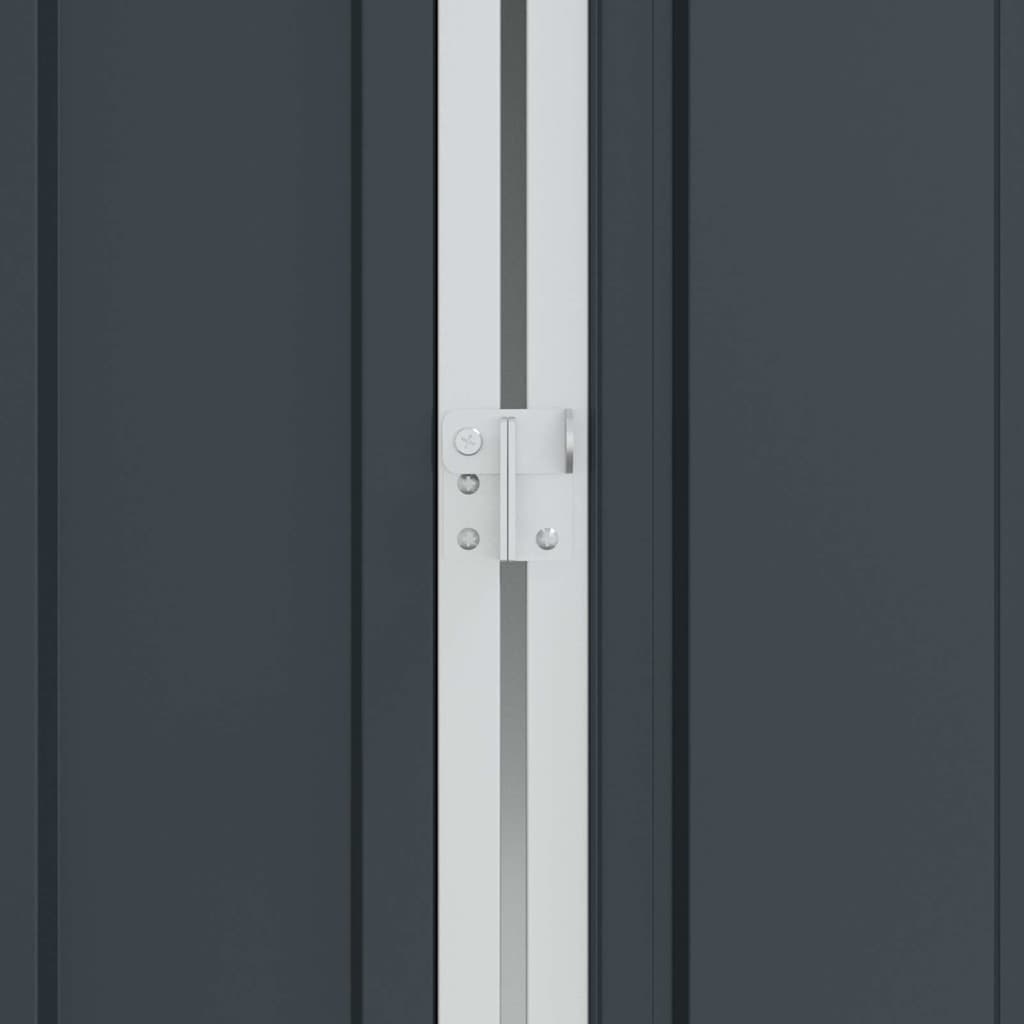 Vogelkäfig Anthrazit 215 X 112 X 141 Cm Verzinkter Stahl