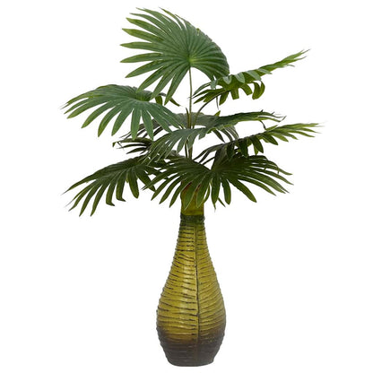 Palme Künstlich 9 Blätter Grün