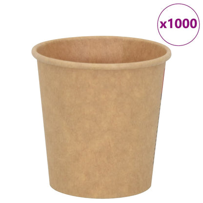 Pappbecher 1000 Stk. 16Oz 400Ml Braun