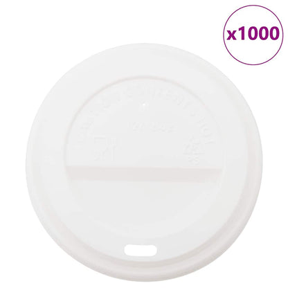 Deckel Für Pappbecher Ø 12Oz 16Oz 1000Stk. Weiß Kunststoff