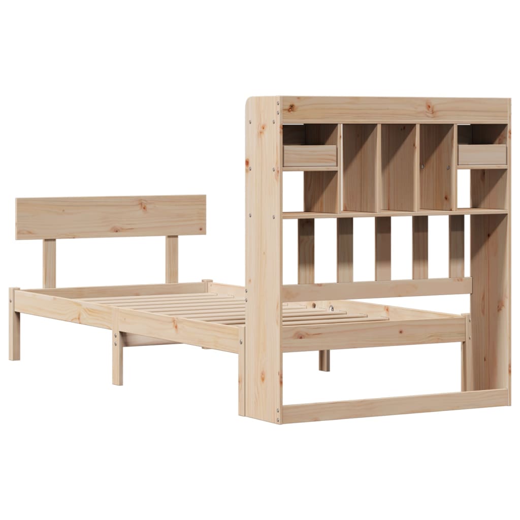 Bücherregalbett Ohne Matratze Massivholz Kiefer