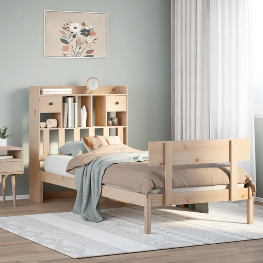 Bücherregalbett Ohne Matratze Massivholz Kiefer