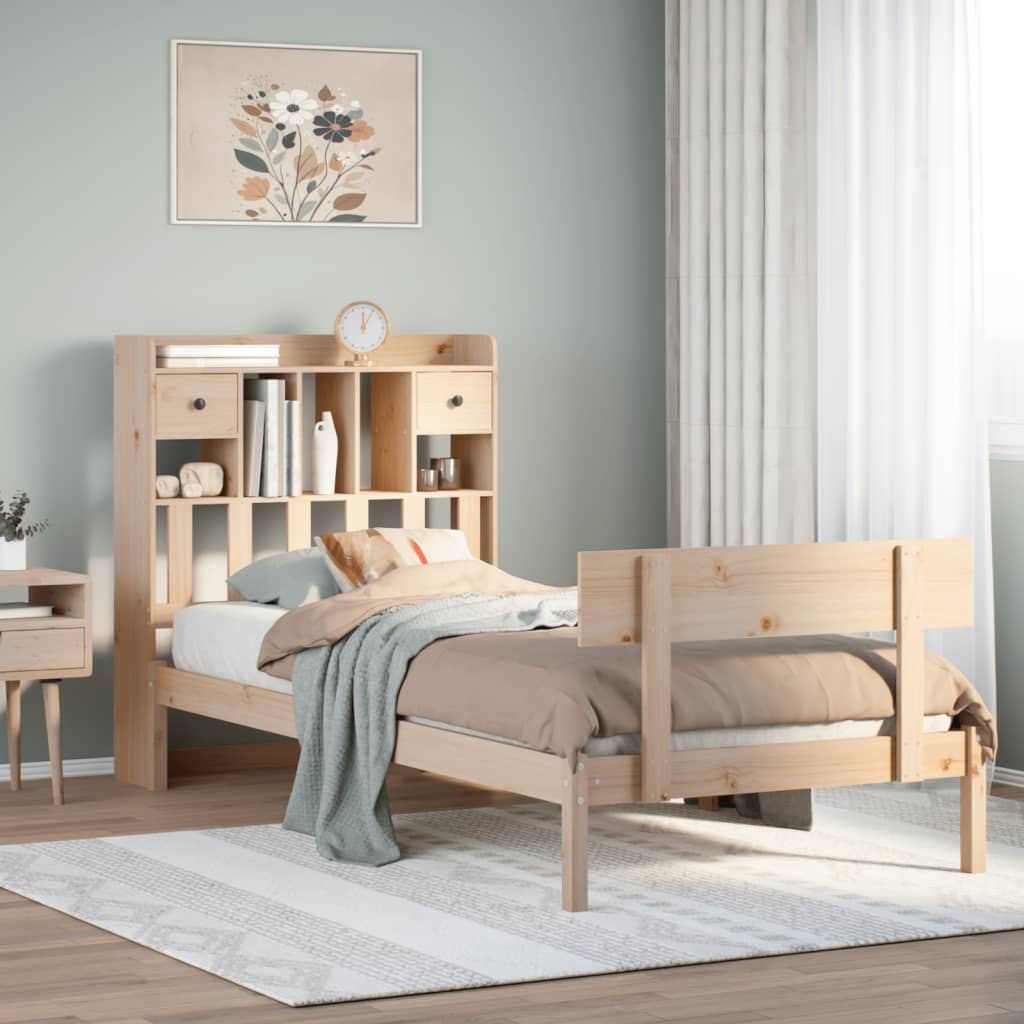 Bücherregalbett Ohne Matratze Massivholz Kiefer