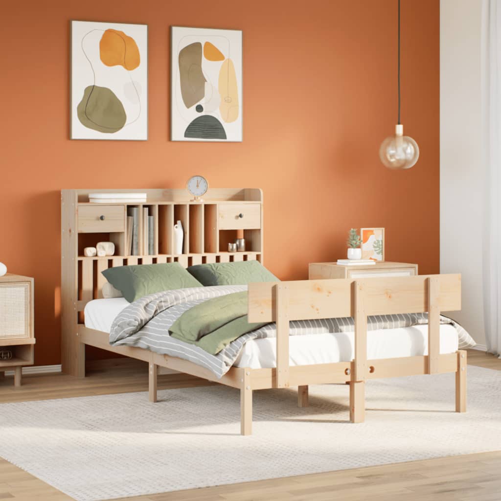 Bücherregalbett Ohne Matratze Massivholz Kiefer