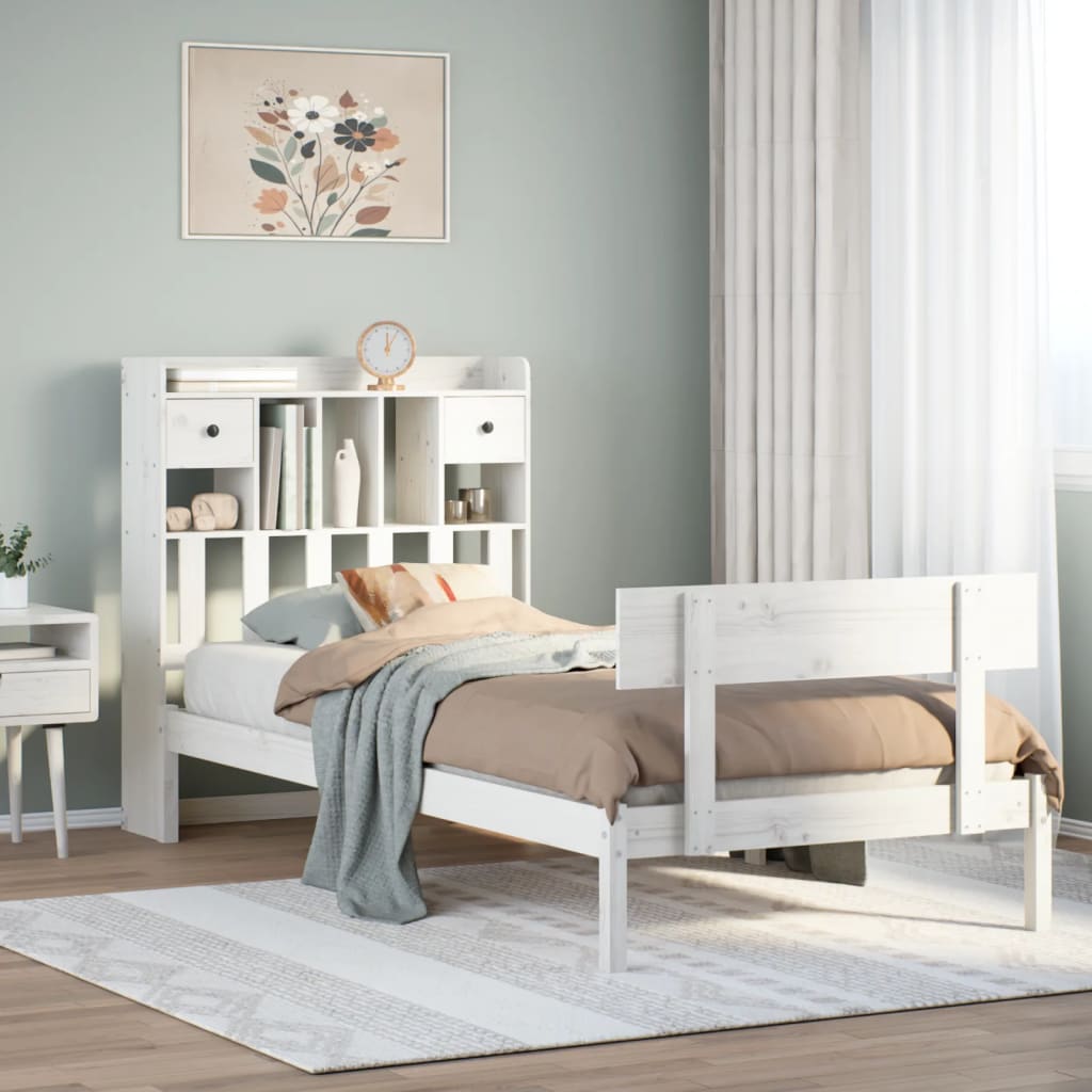 Bücherregalbett Ohne Matratze Massivholz Kiefer