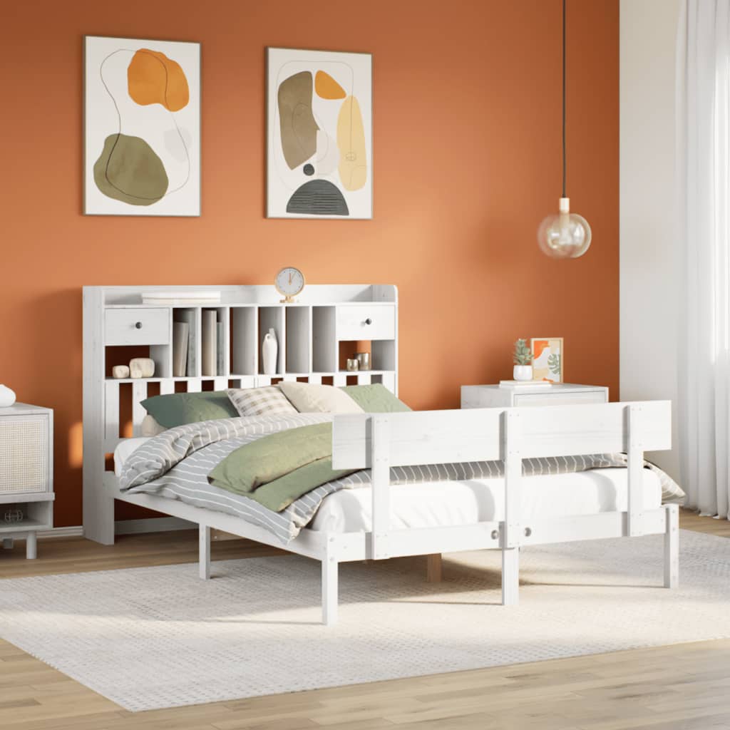 Bücherregalbett Ohne Matratze Massivholz Kiefer