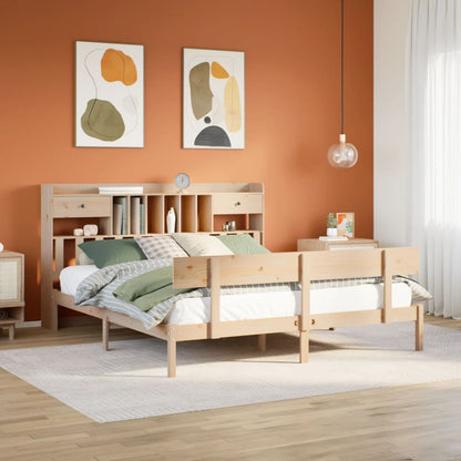 Bücherregalbett Ohne Matratze Massivholz Kiefer