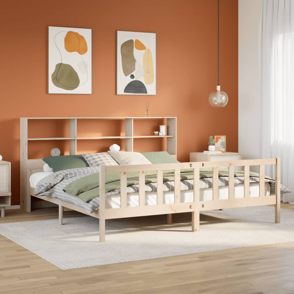 Bücherregalbett Ohne Matratze Massivholz Kiefer