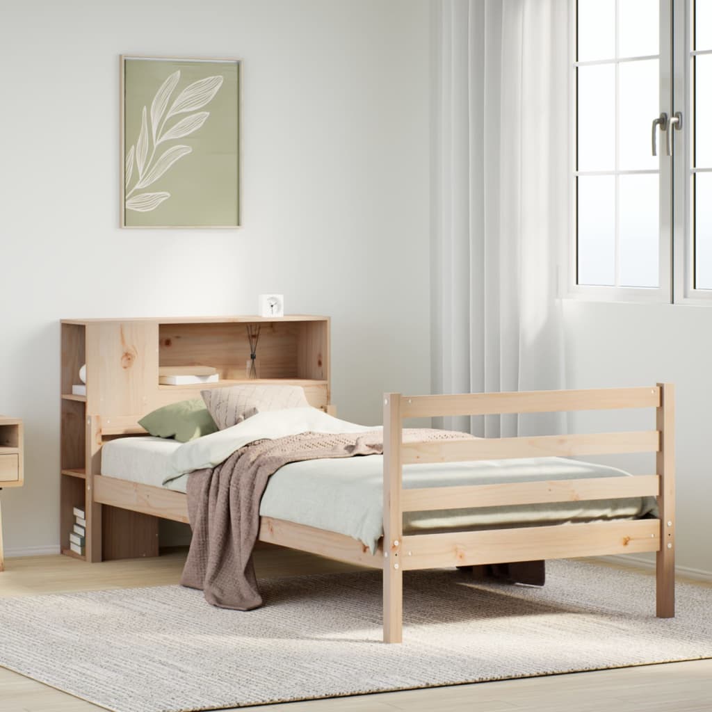Bücherregalbett Ohne Matratze Massivholz Kiefer