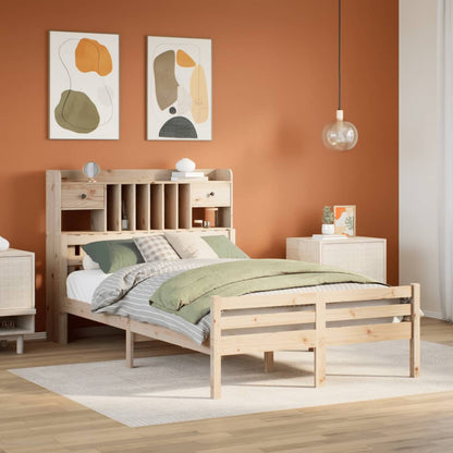Bücherregalbett Ohne Matratze 75X190 Cm Massivholz Kiefer