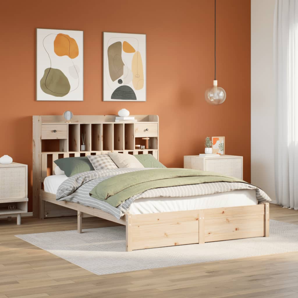 Bücherregalbett Ohne Matratze Massivholz Kiefer