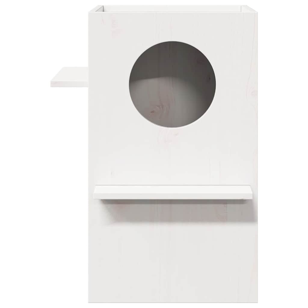 Katzenhaus 43X43X60 Cm Massivholz Kiefer