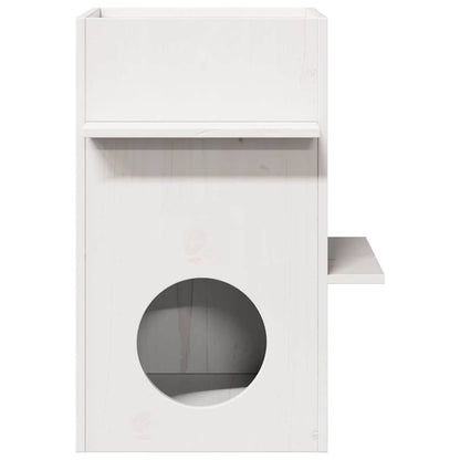 Katzenhaus 43X43X60 Cm Massivholz Kiefer