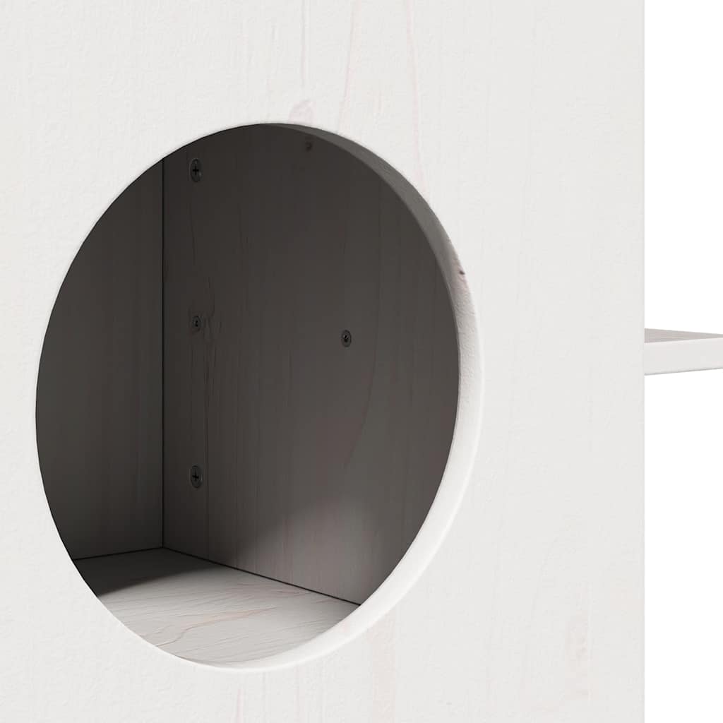 Katzenhaus 51X35X30 Cm Massivholz Kiefer