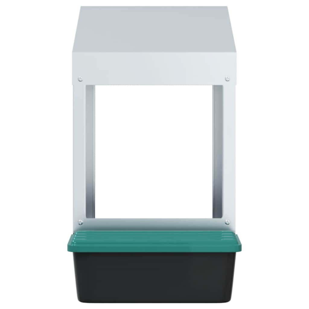 Hühner-Nistkasten 1 Fach Wandmontage Verzinkter Stahl