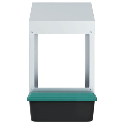 Hühner-Nistkasten 1 Fach Wandmontage Verzinkter Stahl