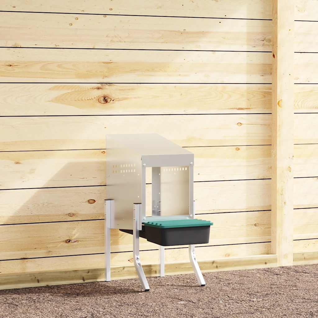 Hühner-Nistkasten 4 Fächer Mit Beinen Verzinkter Stahl