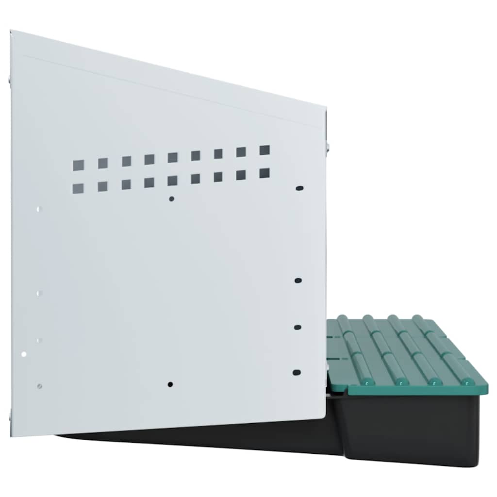 Hühner-Nistkasten 3 Fächer Wandmontage Verzinkter Stahl