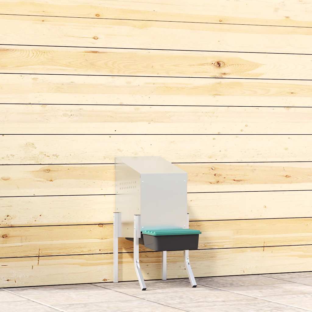 Hühner-Nistkasten 3 Fächer Mit Beinen Verzinkter Stahl