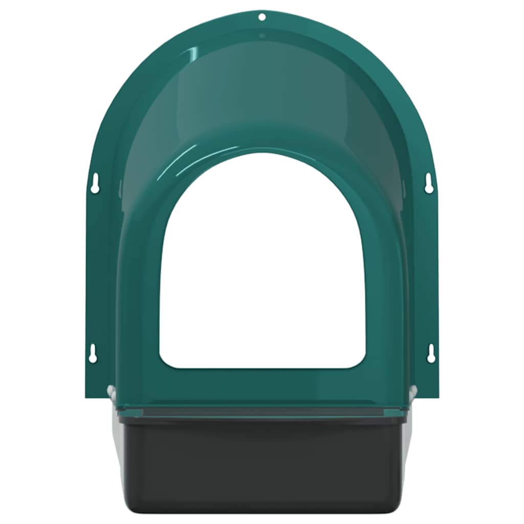 Hühnernistkästen 4 Stk. Wandmontiert Dunkelgrün Kunststoff