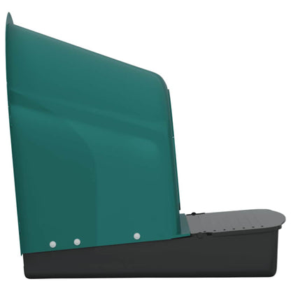 Hühnernistkästen 4 Stk. Wandmontiert Dunkelgrün Kunststoff