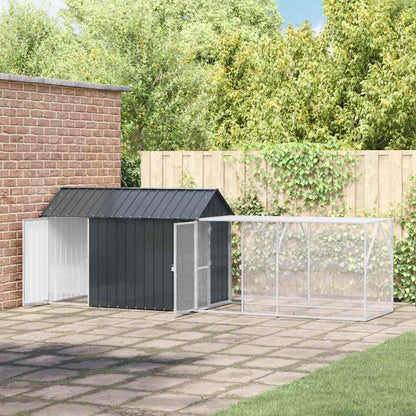 Vogelkäfig Anthrazit 416.5 X 103 X 142 Cm Verzinkter Stahl