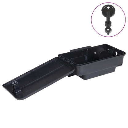 Mausefallen 4 Stk. Schwarz 22X12,5X7,5 Cm