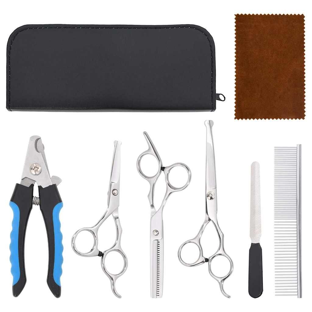 5-Tlg. Hundescheren-Set Edelstahl