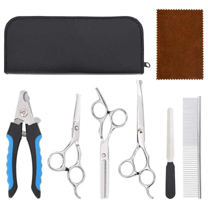 5-Tlg. Hundescheren-Set Edelstahl