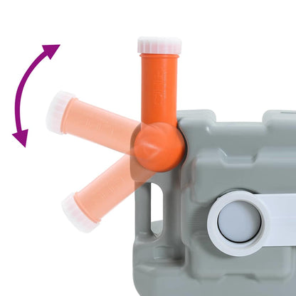 Camping-Toilette Grau 41.5 X 36.5 X 42 Cm Plastik